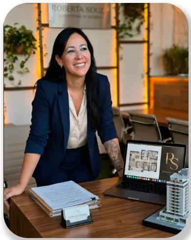 Roberta Souza, corretora de imóveis